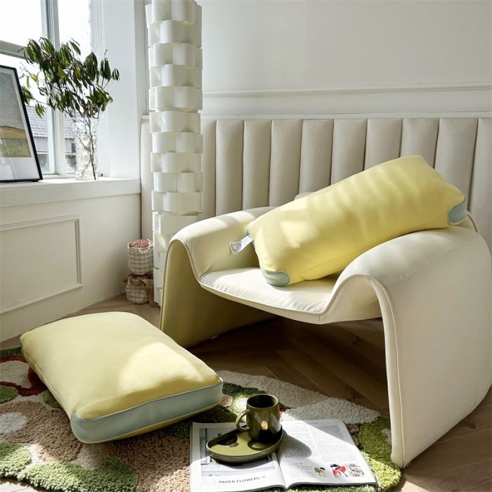 91家纺网 家纺一手货源 找家纺 星芯合 2024新款冰能凉感恒温润肤枕 山杨黄