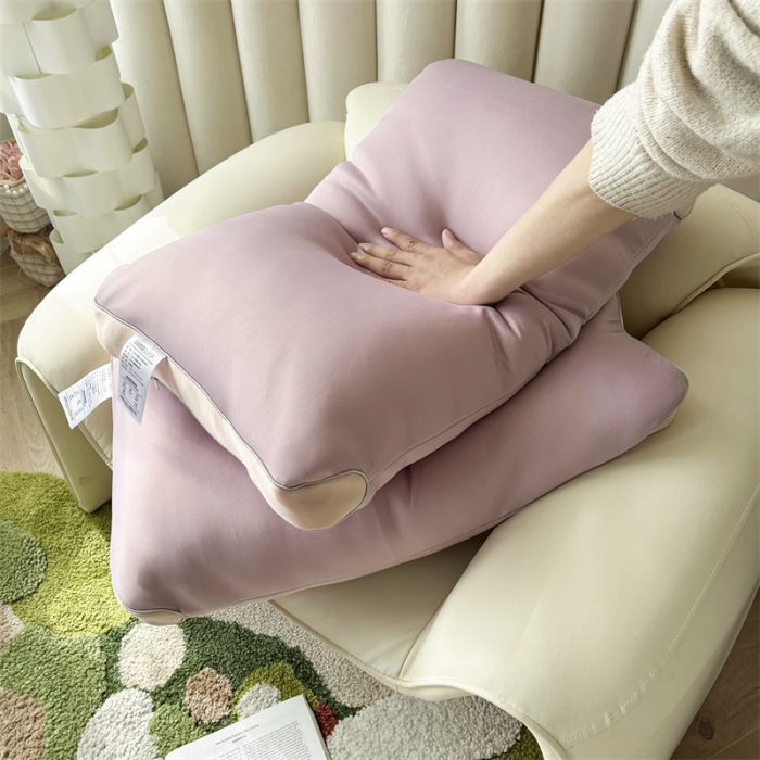 91家纺网 家纺一手货源 找家纺 星芯合 2024新款冰能凉感恒温润肤枕 优雅紫