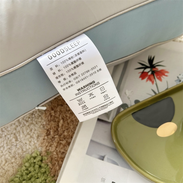 91家纺网 家纺一手货源 找家纺 星芯合 2024新款冰能凉感恒温润肤枕 月光灰