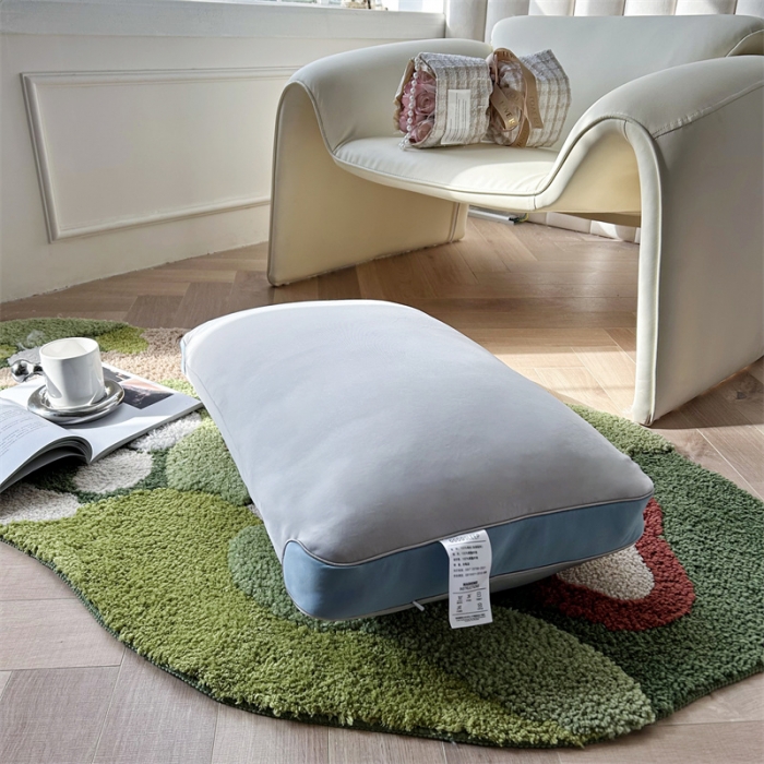 91家纺网 家纺一手货源 找家纺 星芯合 2024新款冰能凉感恒温润肤枕 月光灰