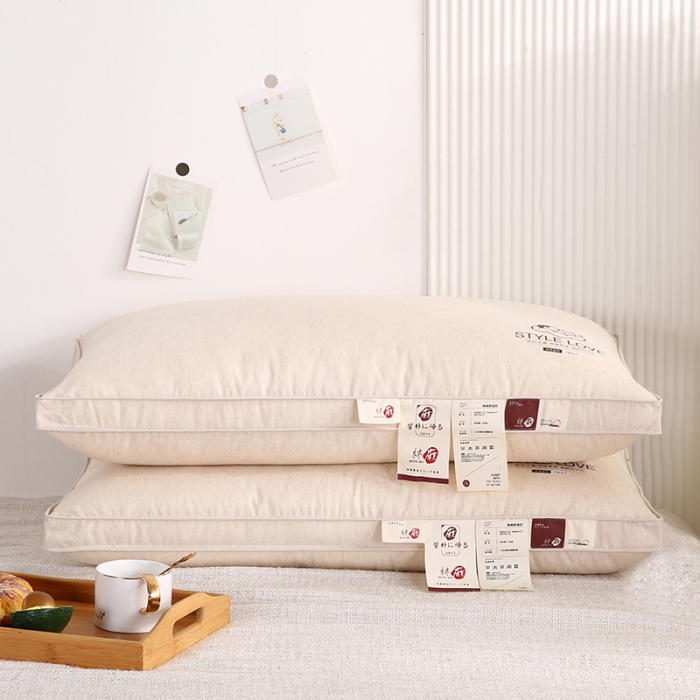 91家纺网 家纺一手货源 找家纺 （总）爱来伊 2022新款棉麻舒适枕枕芯枕头