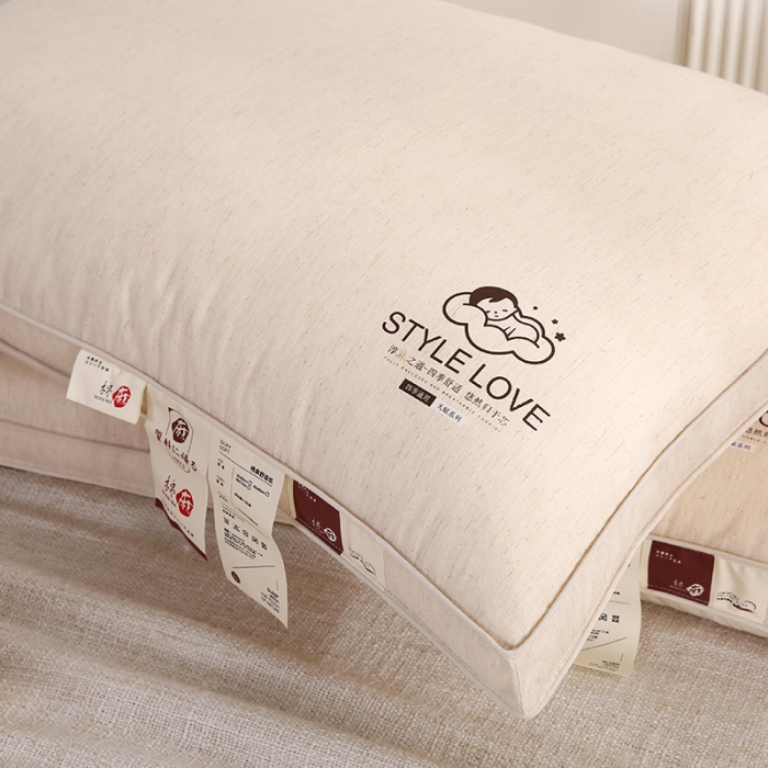 91家纺网 家纺一手货源 找家纺 （总）爱来伊 2022新款棉麻舒适枕枕芯枕头