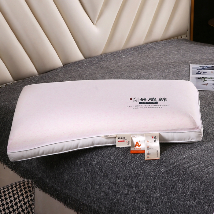 91家纺网 家纺一手货源 找家纺 （总）2022新款A类针织记忆棉枕芯 粉色