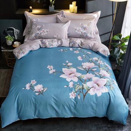 91家纺网 家纺一手货源 找家纺 雲归梦 2023新款13372大版活性四件套 莱茵春色-灰