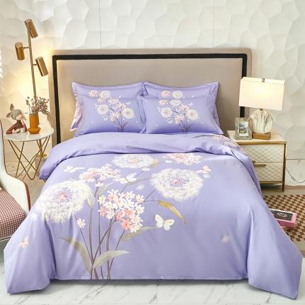 91家纺网 家纺一手货源 找家纺 雲归梦 2023新款13372大版活性四件套 莱茵春色-灰