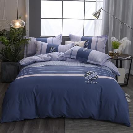 91家纺网 家纺一手货源 找家纺 雲归梦 2023新款13372大版活性四件套 莱茵春色-灰