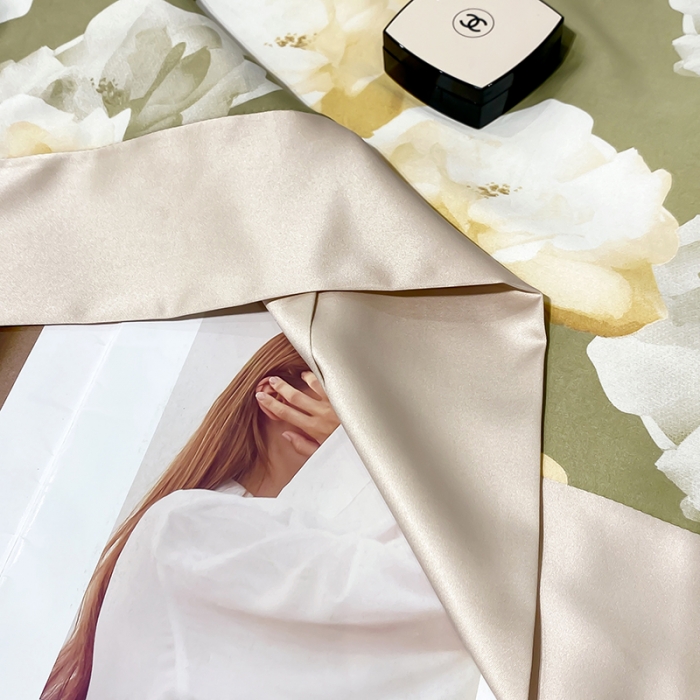 91家纺网 家纺一手货源 找家纺 澳梵家居 2023新款3M工艺雪莲天丝夏被四件套 盛放