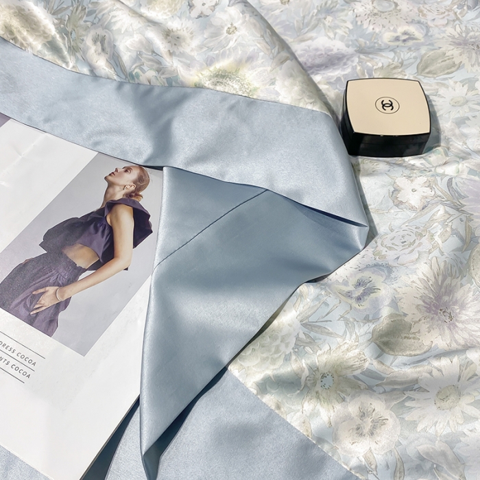 91家纺网 家纺一手货源 找家纺 澳梵家居 2023新款3M工艺雪莲天丝夏被四件套 睡莲