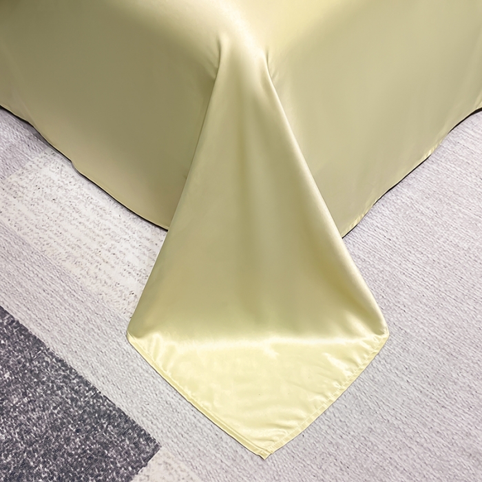 91家纺网 家纺一手货源 找家纺 澳梵家居 2023新款3M工艺雪莲天丝夏被四件套 夏花