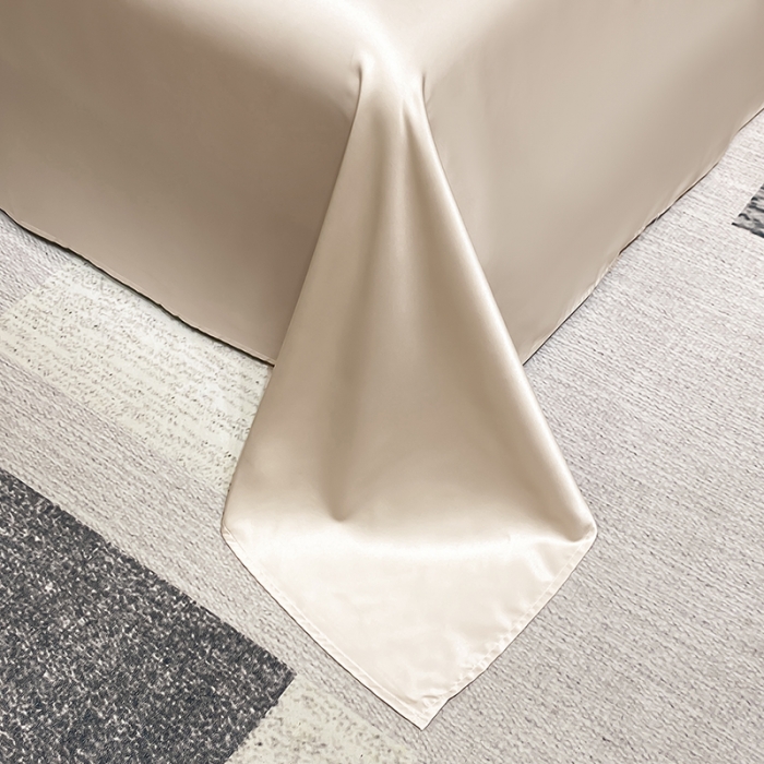 91家纺网 家纺一手货源 找家纺 澳梵家居 2023新款3M工艺雪莲天丝夏被四件套 烟雨集