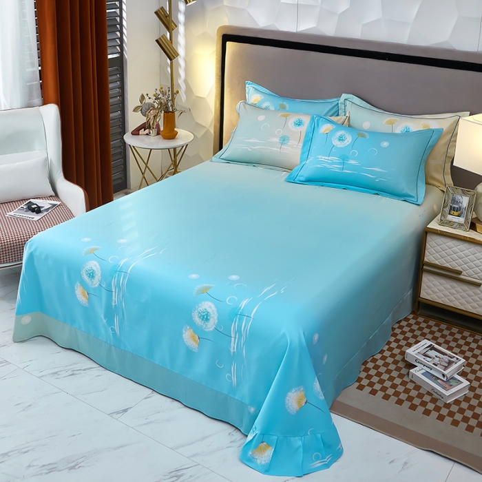 91家纺网 家纺一手货源 找家纺 雲归梦 2023新款13372大版活性四件套 花罢成絮-兰