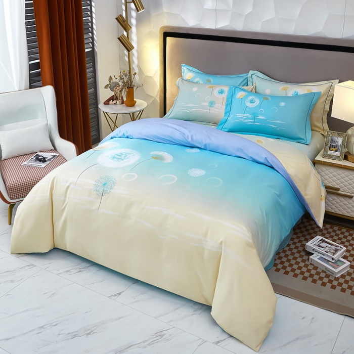 91家纺网 家纺一手货源 找家纺 雲归梦 2023新款13372大版活性四件套 花罢成絮-兰