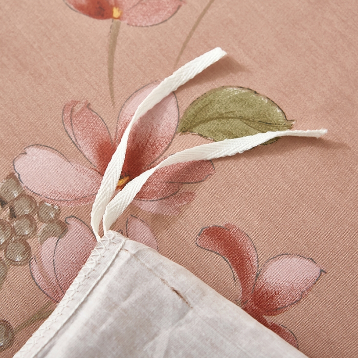 91家纺网 家纺一手货源 找家纺 雲归梦 2023新款13372大版活性四件套 花香雨露-灰