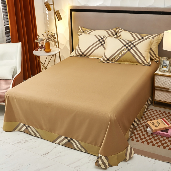 91家纺网 家纺一手货源 找家纺 雲归梦 2023新款13372大版活性四件套 杰菲-咖