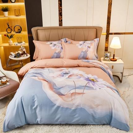 雲归梦 2023新款13372大版活性四件套 克莱尔兰