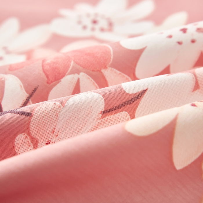 91家纺网 家纺一手货源 找家纺 雲归梦 2023新款13372大版活性四件套 兰亭若梦-粉