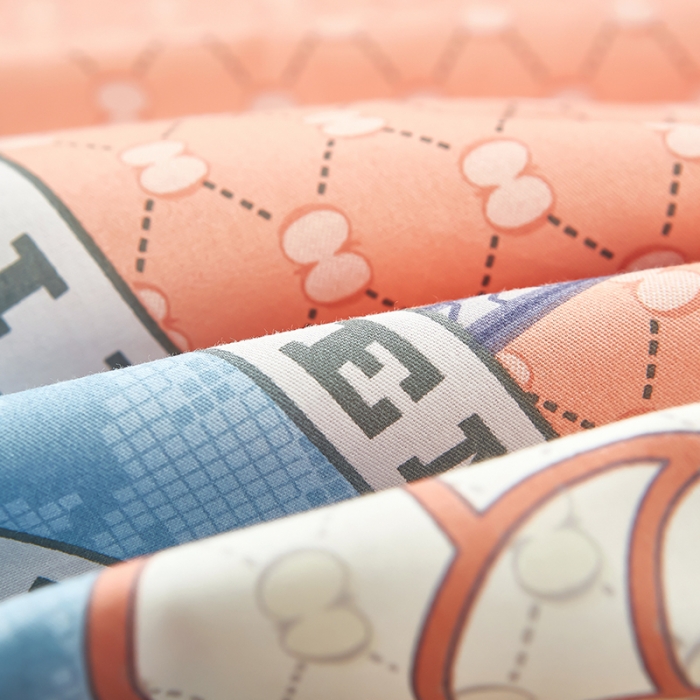 91家纺网 家纺一手货源 找家纺 雲归梦 2023新款13372大版活性四件套 马里奥-粉