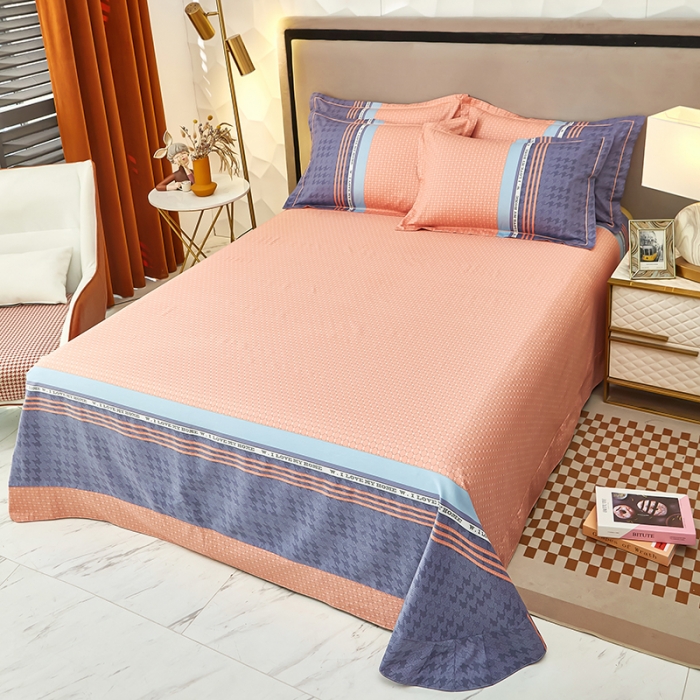 91家纺网 家纺一手货源 找家纺 雲归梦 2023新款13372大版活性四件套 马里奥-粉