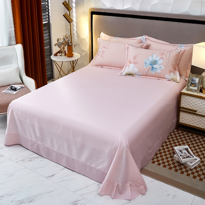 91家纺网 家纺一手货源 找家纺 雲归梦 2023新款13372大版活性四件套 玛莎之恋-粉