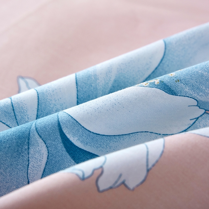 91家纺网 家纺一手货源 找家纺 雲归梦 2023新款13372大版活性四件套 玛莎之恋-粉