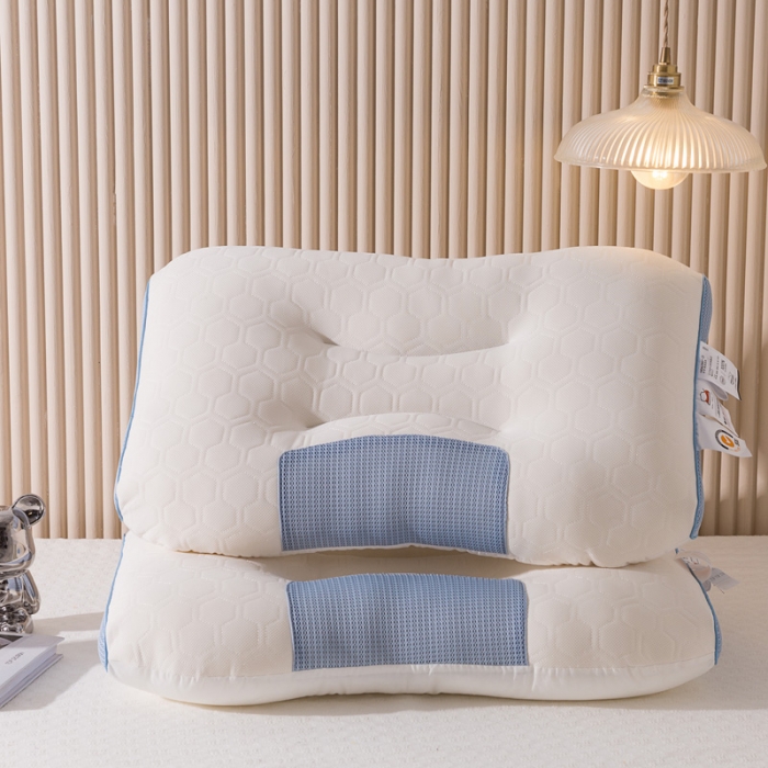 91家纺网 家纺一手货源 找家纺 爱来伊2022新款柔软乳胶枕 柔软乳胶枕 蓝