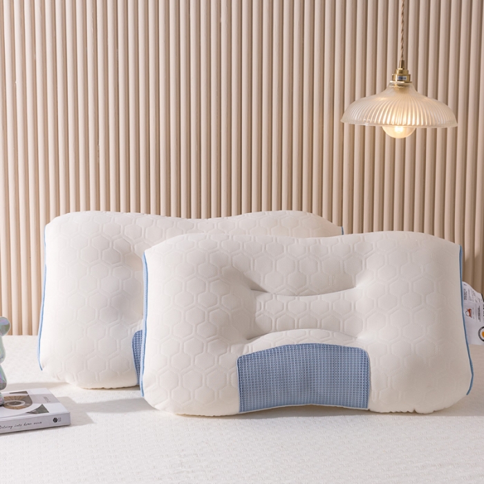 91家纺网 家纺一手货源 找家纺 爱来伊2022新款柔软乳胶枕 柔软乳胶枕 蓝