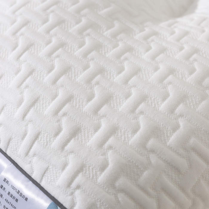 91家纺网 家纺一手货源 找家纺 爱来伊新款针织棉枕 针织枕 粉