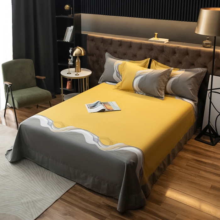 91家纺网 家纺一手货源 找家纺 雲归梦 2023新款13372大版活性四件套 生活情调