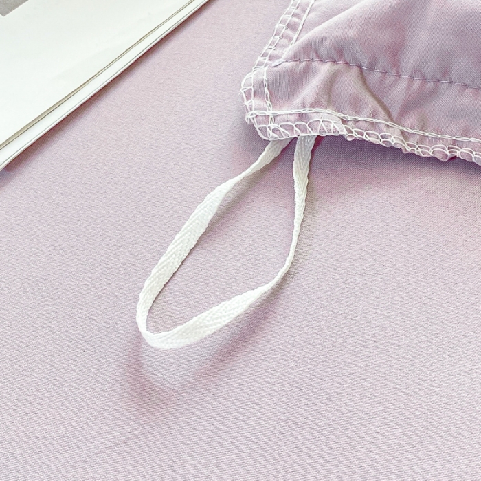 91家纺网 家纺一手货源 找家纺 红日子 2023新款韩版泡泡纱提花水洗棉纯色四件套 泡泡纱-紫薯色