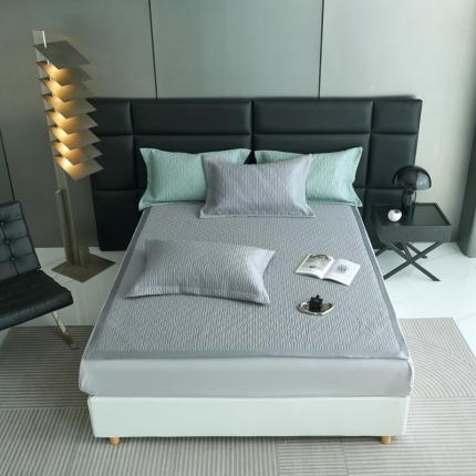 91家纺网 家纺一手货源 找家纺 （总）榻尚 2023新款纯竹纤维绗缝夏凉席空调席垫三件套