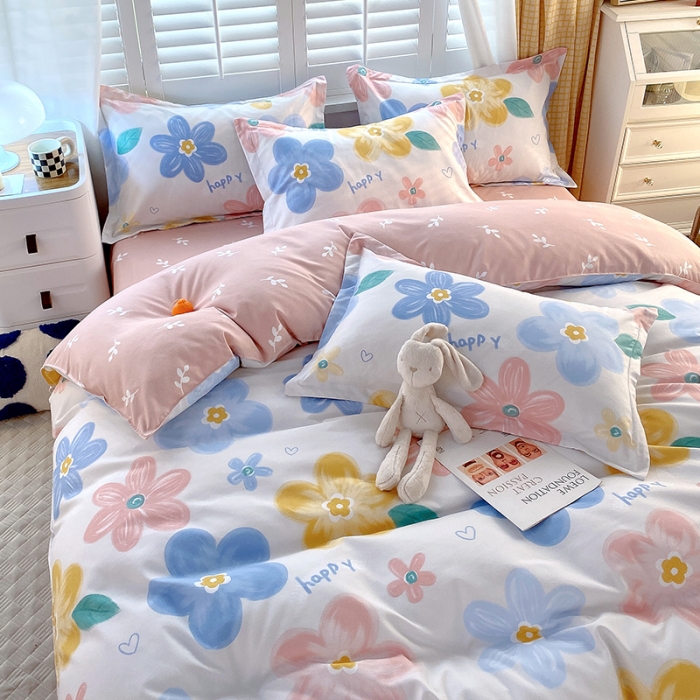 91家纺网 家纺一手货源 找家纺 好亿来 2025新款植物羊绒加厚斜纹磨毛四件套宠爱