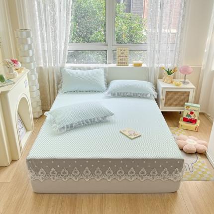 91家纺网 家纺一手货源 找家纺 （总）恋佳 2025新款豆豆床笠床裙款凉席