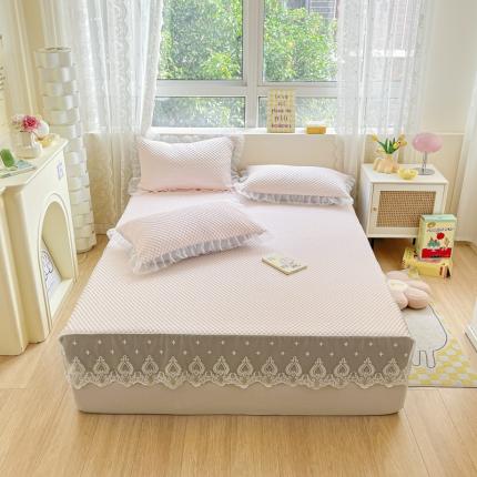 91家纺网 家纺一手货源 找家纺 （总）恋佳 2025新款豆豆床笠床裙款凉席