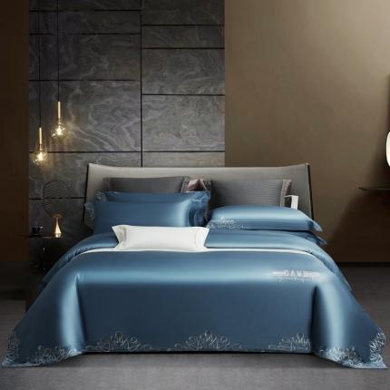 惠居家 2023新款120支长绒棉刺绣四件套希曼系列 宾利兰