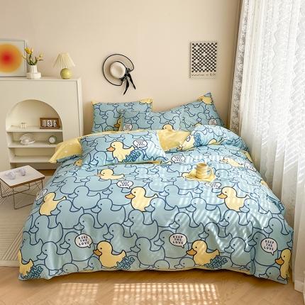 91家纺网 家纺一手货源 找家纺 （总）惠居家 2023新款13372全棉小清新三件套四件套