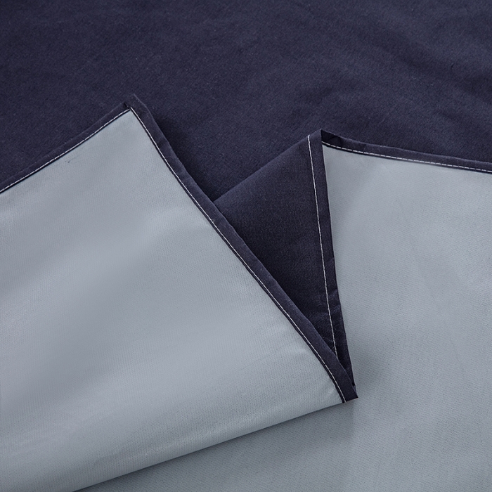 91家纺网 家纺一手货源 找家纺 火星时代 防水床单防失禁隔尿垫纯白色磨毛床罩套可水洗炕单 纯色藏青