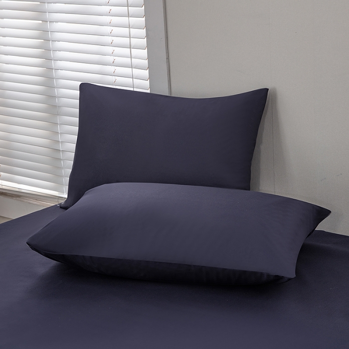 91家纺网 家纺一手货源 找家纺 火星时代 防水床单防失禁隔尿垫纯白色磨毛床罩套可水洗炕单 纯色藏青