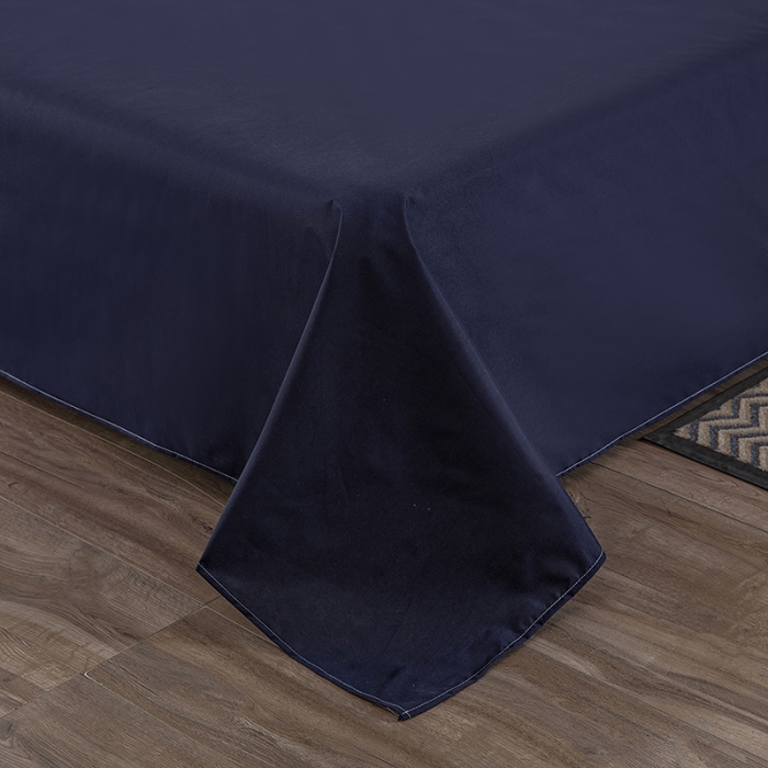 91家纺网 家纺一手货源 找家纺 火星时代 防水床单防失禁隔尿垫纯白色磨毛床罩套可水洗炕单 纯色藏青