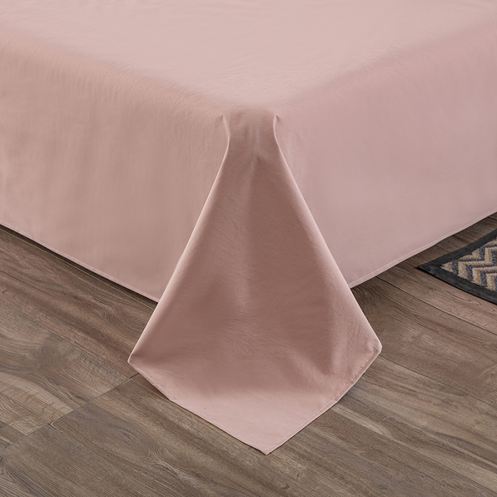 91家纺网 家纺一手货源 找家纺 火星时代 2023防水床单防失禁隔尿垫纯白色磨毛床罩套可水洗炕单 纯色豆沙