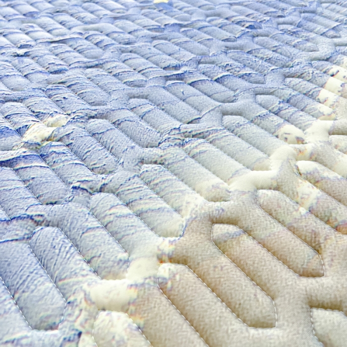 91家纺网 家纺一手货源 找家纺 慕澄 2023新款大版宽边小清新乳胶凉席系列 宽边-星辰