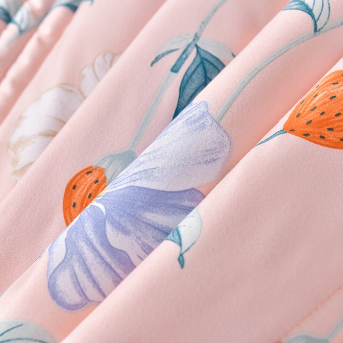 91家纺网 家纺一手货源 找家纺 圣楚 2024新款 清新可水洗夏凉被 芬芳