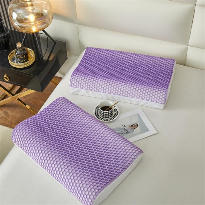 91家纺网 家纺一手货源 找家纺 夏季新款TPE凉感天然乳胶枕夏季凉爽枕头成人单人颈椎枕