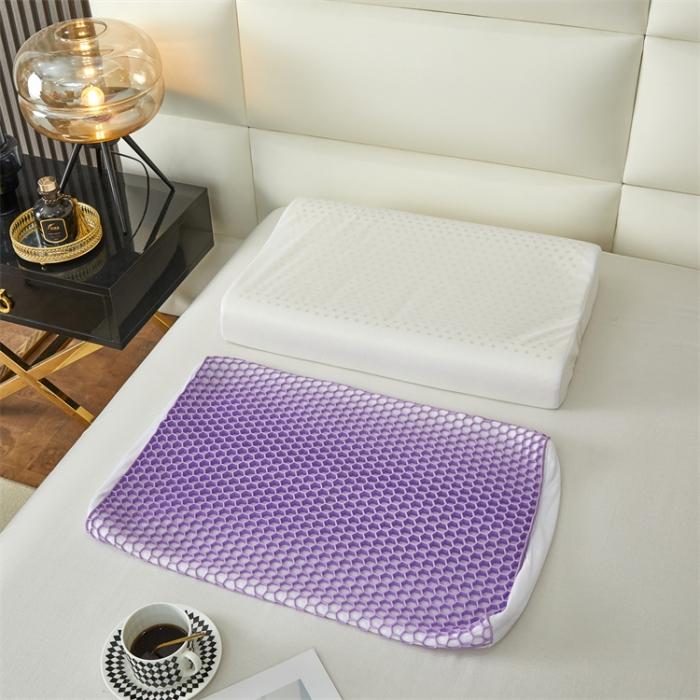 91家纺网 家纺一手货源 找家纺 夏季新款TPE凉感天然乳胶枕夏季凉爽枕头成人单人颈椎枕