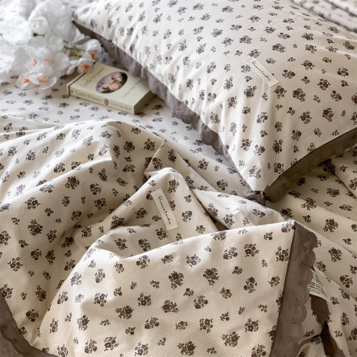 91家纺网 家纺一手货源 找家纺 汇庭 2023新款艾莎夏被 卡诺琳