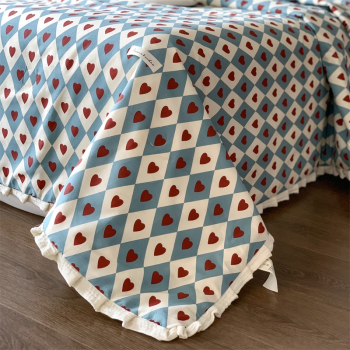 91家纺网 家纺一手货源 找家纺 汇庭 2023新款艾莎夏被 洛伊