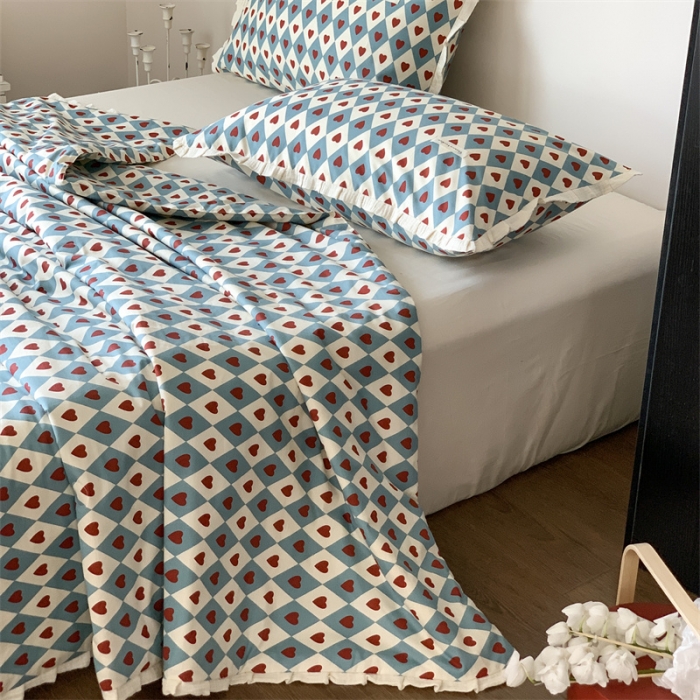 91家纺网 家纺一手货源 找家纺 汇庭 2023新款艾莎夏被 洛伊