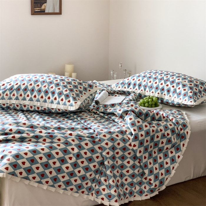 91家纺网 家纺一手货源 找家纺 汇庭 2023新款艾莎夏被 洛伊