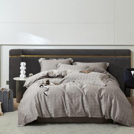 91家纺网 家纺一手货源 找家纺 （总）安莱生活 2023新款100S纯棉提花系列四件套