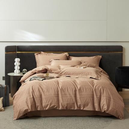 91家纺网 家纺一手货源 找家纺 安莱生活 2023新款100S纯棉提花系列四件套 奇迹暖暖