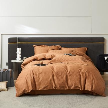 91家纺网 家纺一手货源 找家纺 安莱生活 2023新款100S纯棉提花系列四件套 梦幻